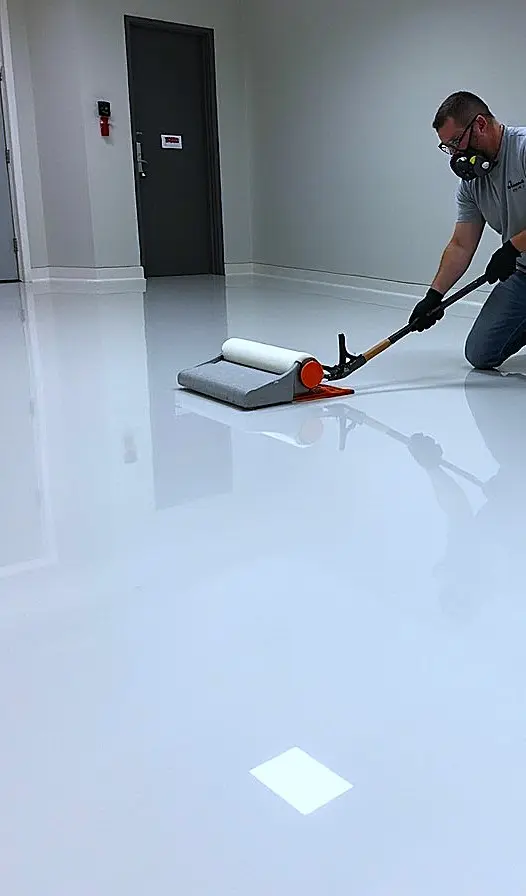 Applying Epoxy Resin